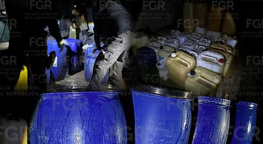 Catean dos predios en Tlahuelilpan; aseguran 7 mil 600 litros de huachicol