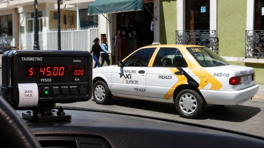 Dan 120 días a taxistas de Pachuca y Mineral de la Reforma para instalar taxímetros