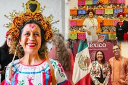 El Xantolo de Hidalgo llega a Berlín, Alemania, con altar monumental, máscaras y tenangos
