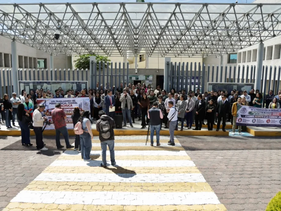 Trabajadores del Poder Judicial de la Federación en Hidalgo denuncian jornadas de hasta 14 horas y exigen más juzgados — imagen 2 Trabajadores del Poder Judicial de la Federación en Hidalgo denuncian jornadas de hasta 14 horas y exigen más juzgados —…