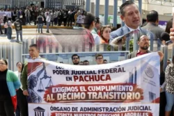 Trabajadores del Poder Judicial de la Federación en Hidalgo denuncian jornadas de hasta 14 horas y exigen más juzgados