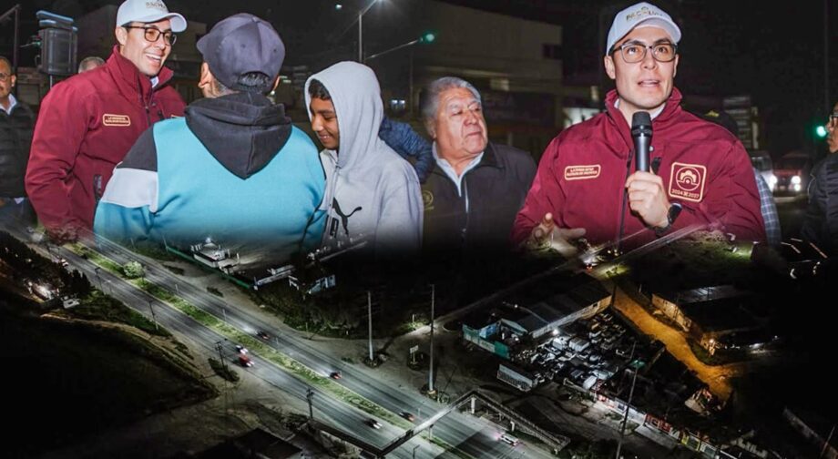 Tras 11 años de rezago, Jorge Reyes renueva alumbrado del bulevar Santa Catarina