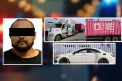 Recuperan tractocamión robado tras persecución en Hidalgo; hay un detenido y 40 dosis de presunta droga